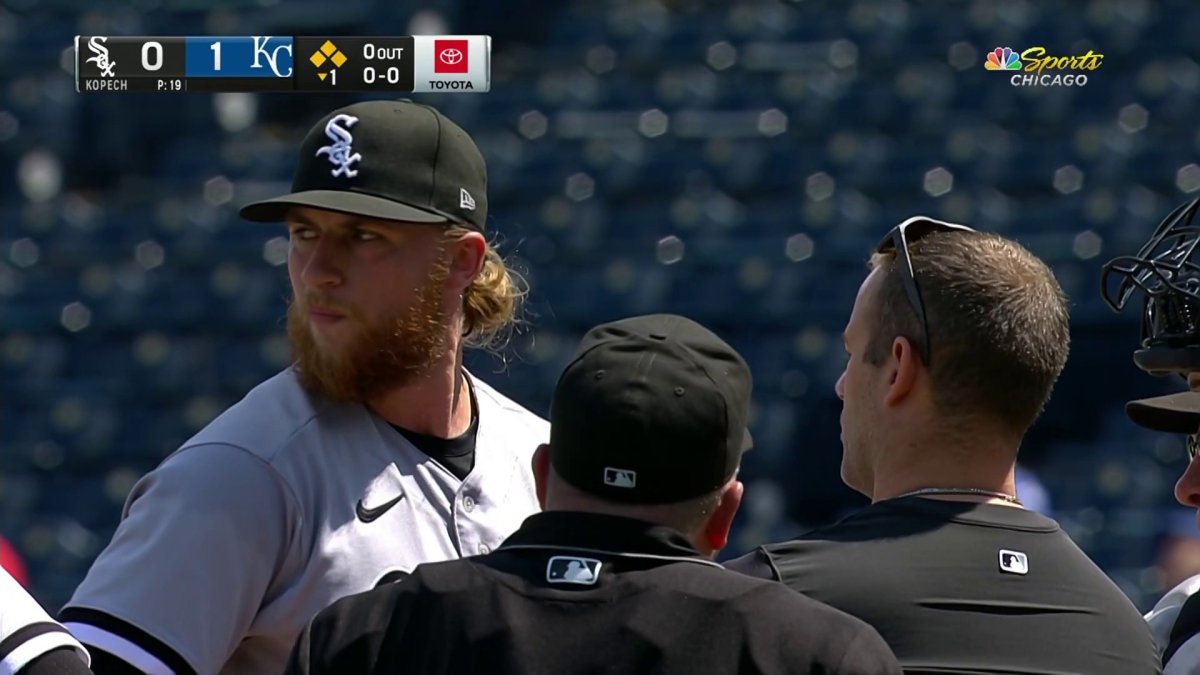 White Sox pitcher Michael Kopech leaves game with leg cramping – NBC Sports  Chicago