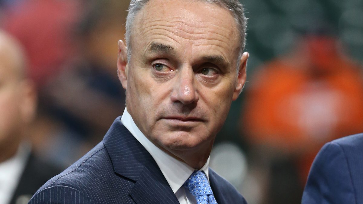 Rob Manfred's demeaning World Series Comment in 2020: The idea of an  asterisk or asking for a piece of metal back seems like a futile act