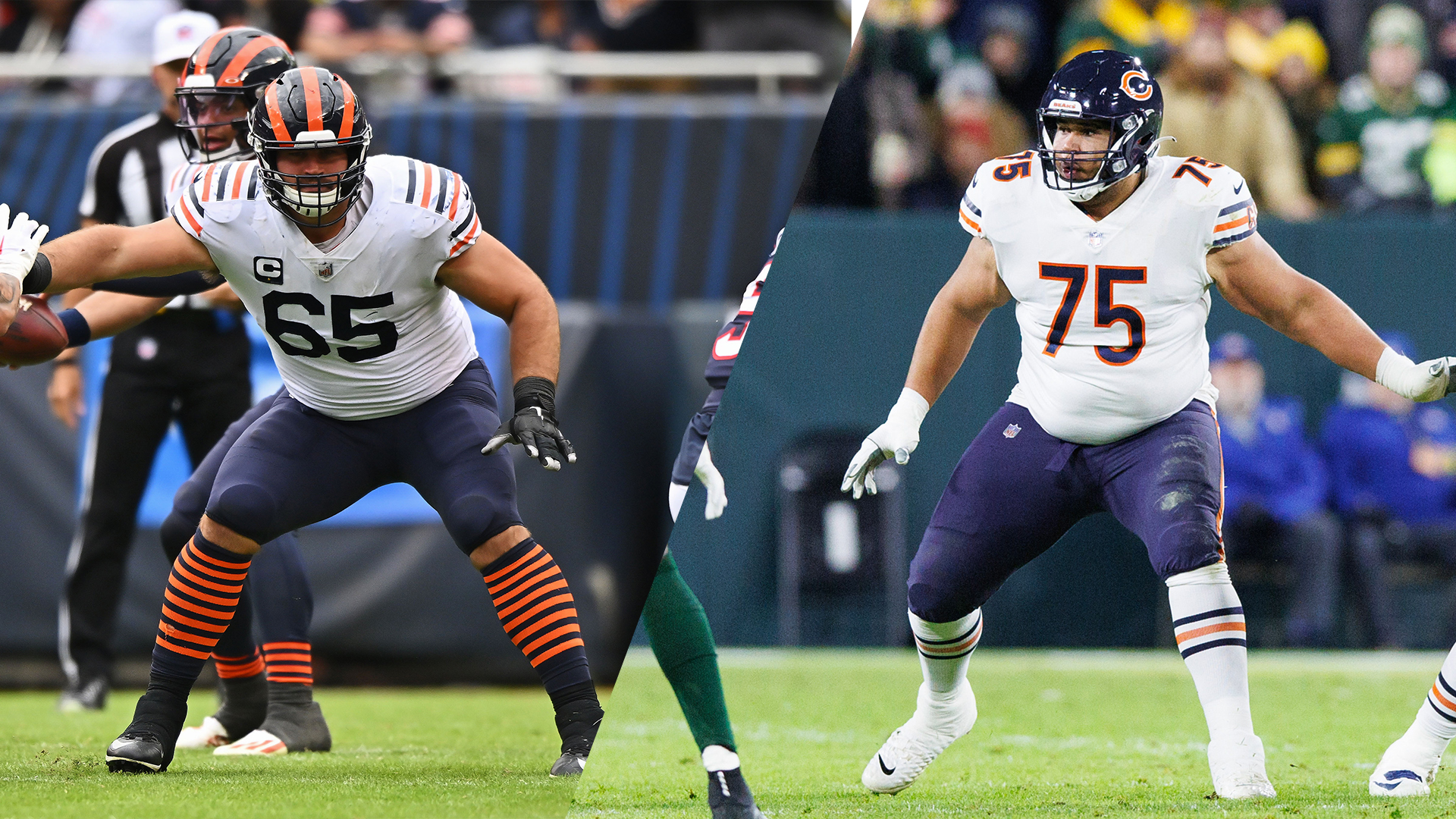 Chicago Bears offensive linemen Cody Whitehair, Larry Borom expected to be  available vs. Miami Dolphins