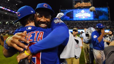 Cubs' Jason Heyward World Series Game 7 rain delay speech details