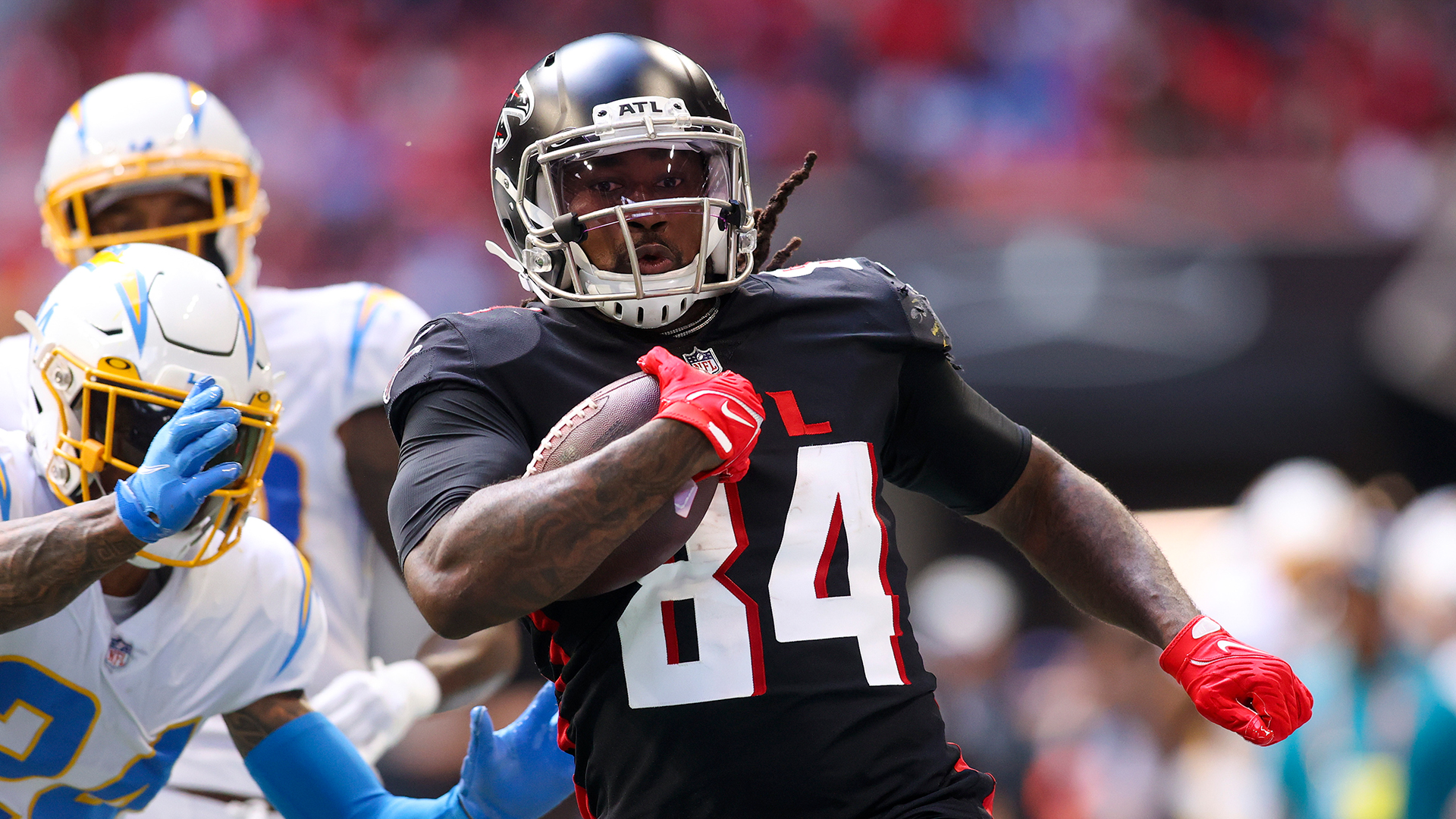 August 16, 2019, Chicago Bears wide receiver Cordarrelle Patterson (84) in  action prior to the NFL preseason game between the Chicago Bears and the  New York Giants at MetLife Stadium in East