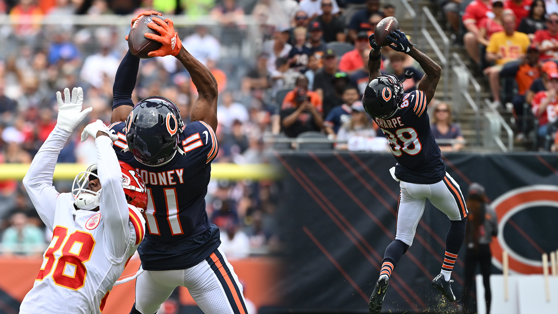 Bears clear WRs Claypool, Mooney for practice