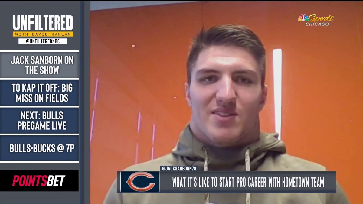 Jack Sanborn has big opportunity during homestretch of Bears' season – NBC  Sports Chicago