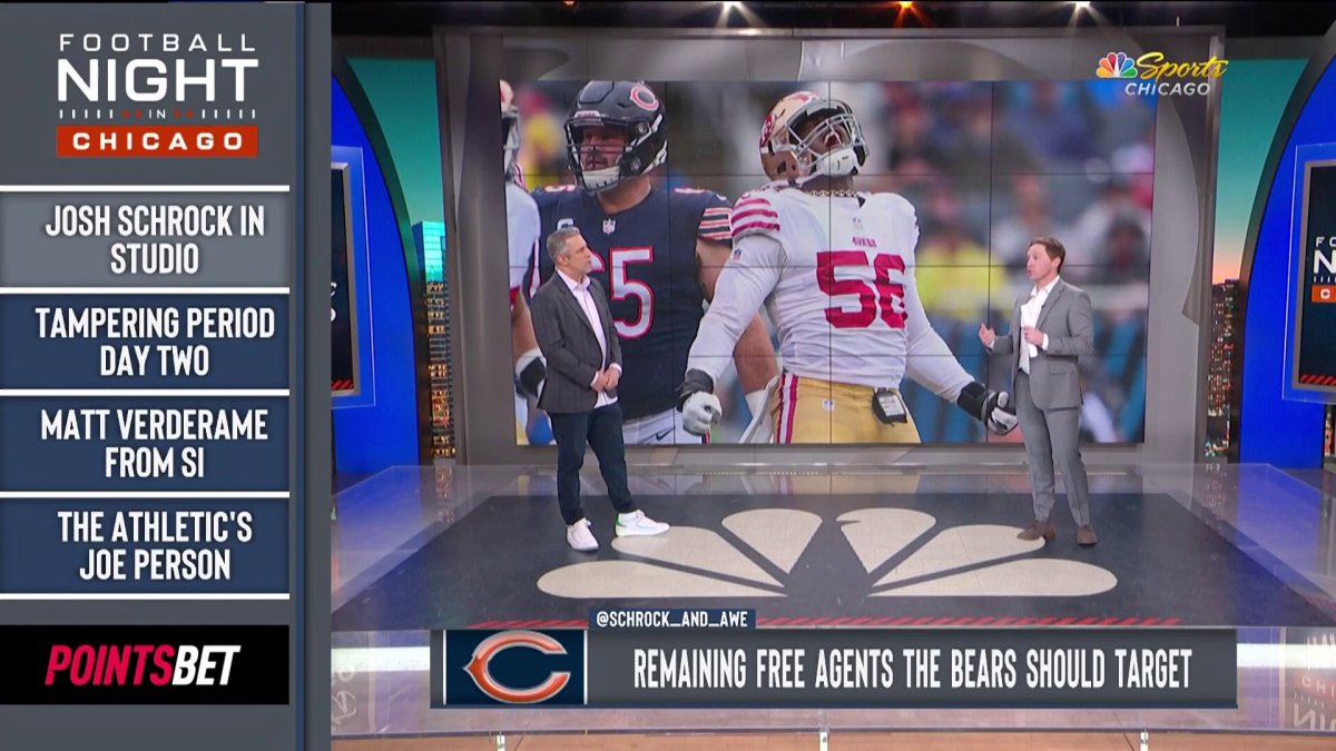 Schrock: Bears' free agency predictions include two big names – NBC Sports  Chicago