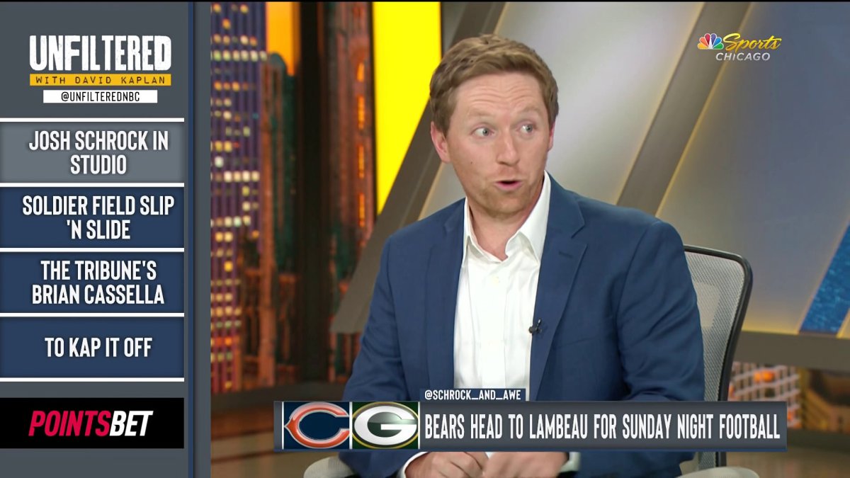 Josh Schrock: Bears' late season schedule good for playoff push – NBC  Sports Chicago