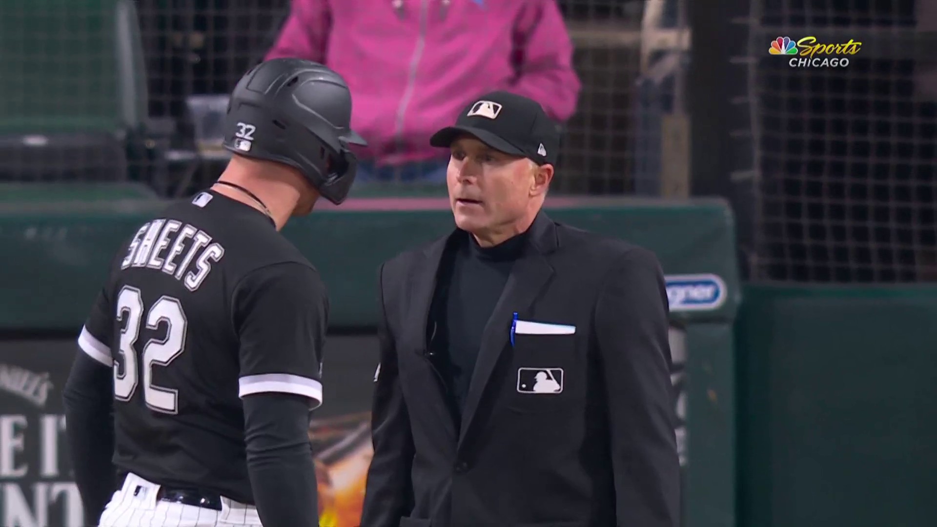 WATCH: White Sox' Gavin Sheets ejected for disputing low strike – NBC  Sports Chicago