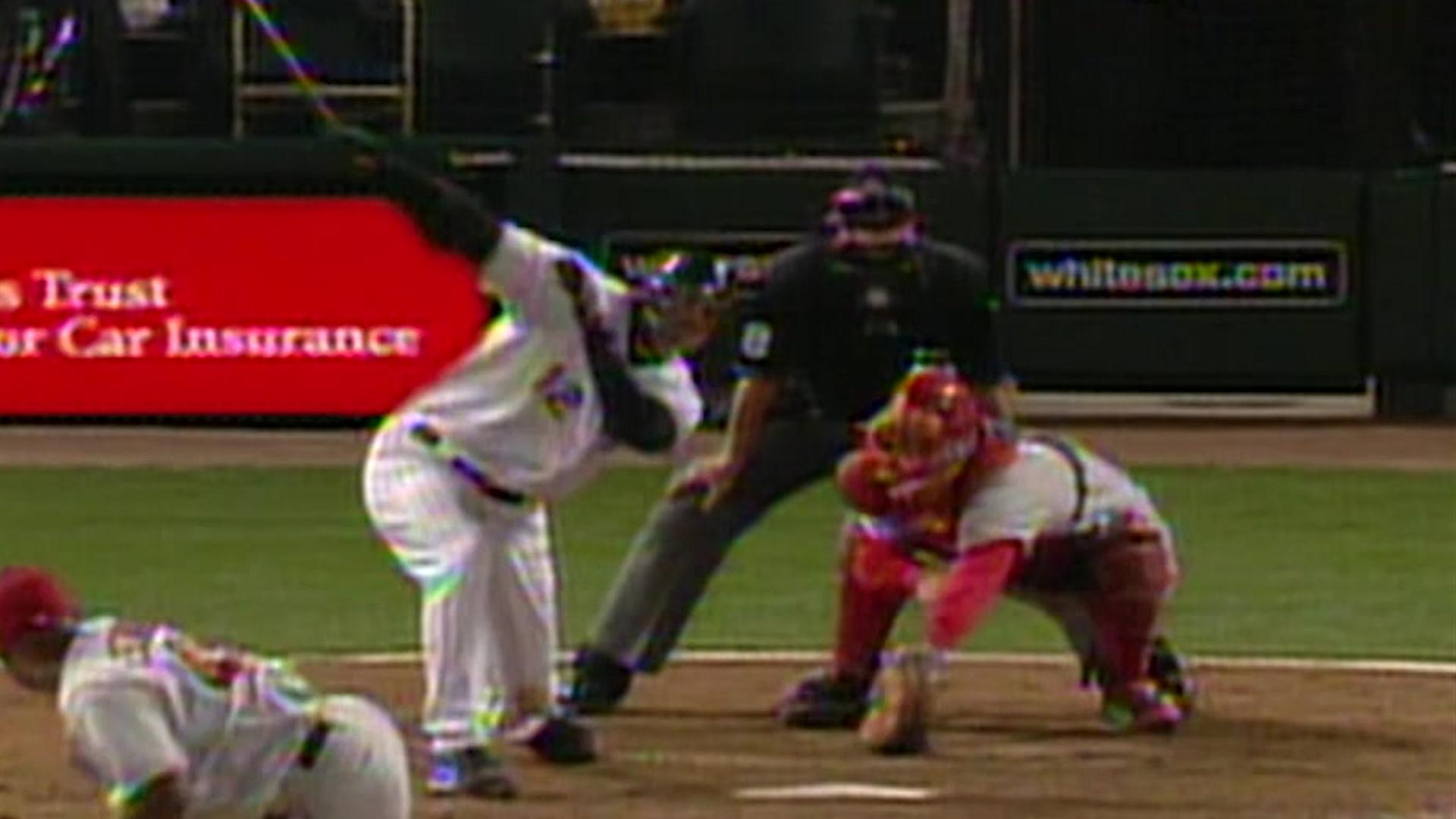 2005 ALDS Game 1: AJ Pierzynski 3-Run Home Run, We go back to 2005 for  game 1 of the ALDS where AJ Pierzynski hit a 3-run blast., By Chicago White  Sox Highlights