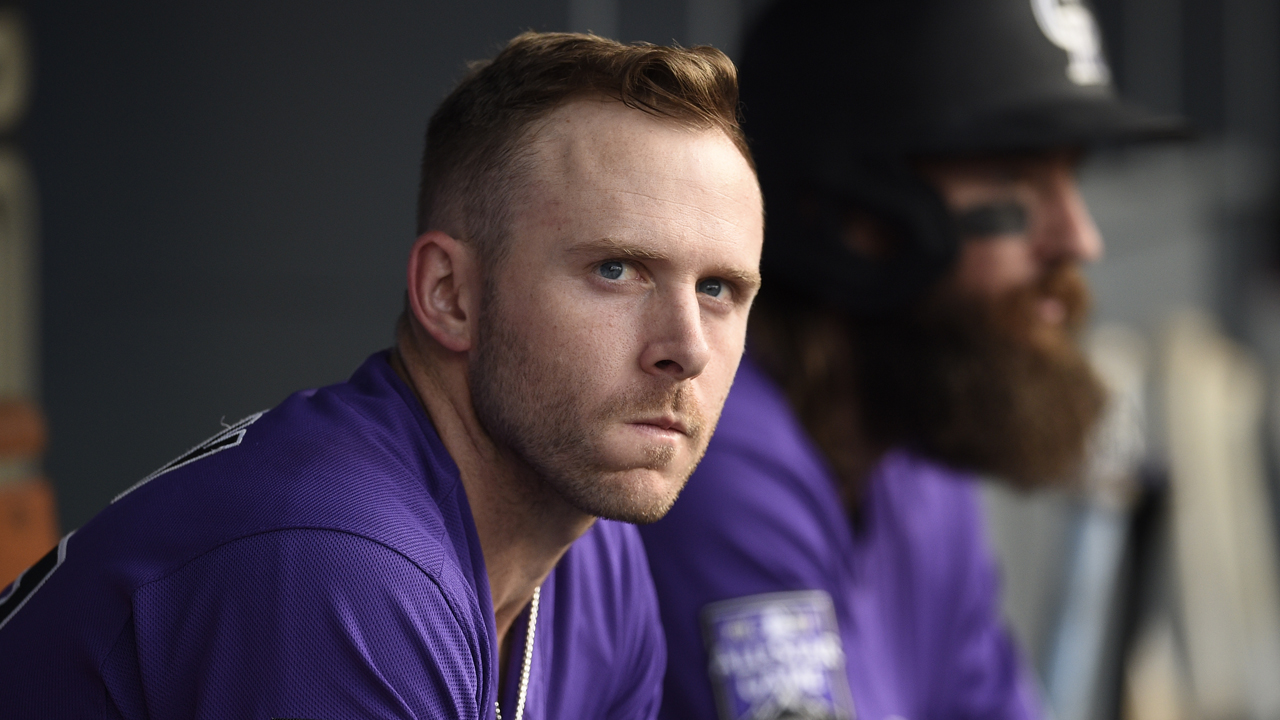 Rockies shortstop Trevor Story asked about his future with the team