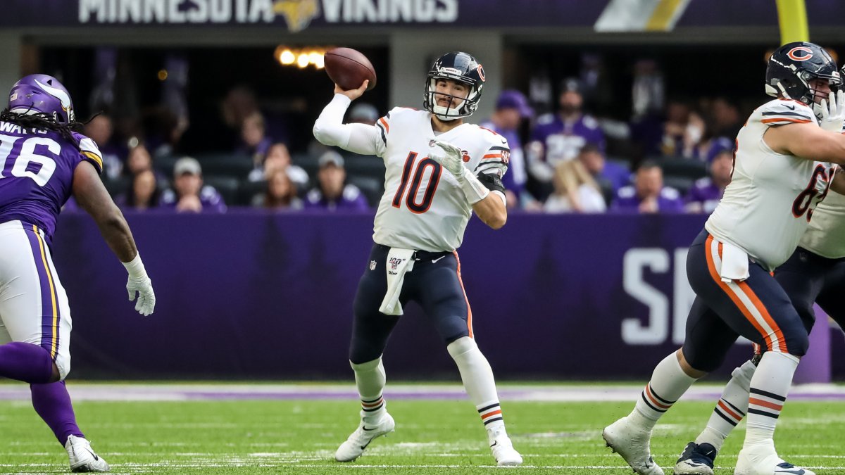 August 16, 2019, Chicago Bears quarterback Mitchell Trubisky (10