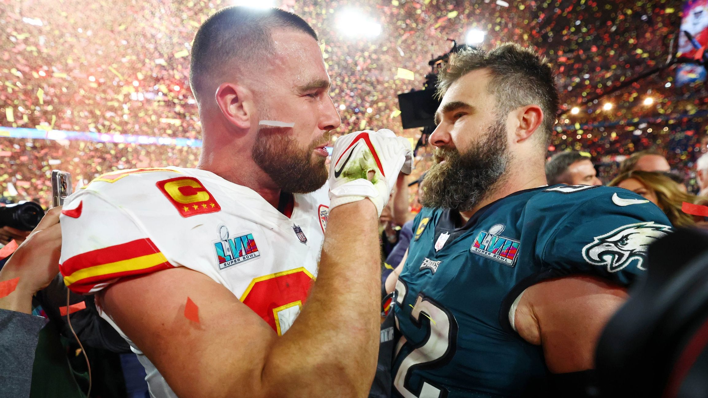 FOX Sports: NFL on X: Jason Kelce: focused on football, not fits