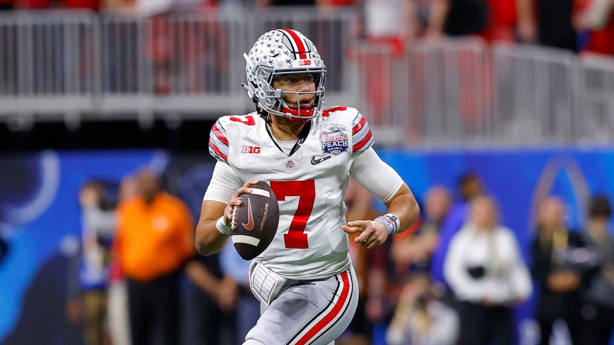 Justin Fields, Ohio State quarterback, says he is entering NFL draft