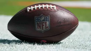 Nov 7, 2021; Miami Gardens, Florida, USA; A general view of a football on the field prior to the game between the Miami Dolphins and the Houston Texans at Hard Rock Stadium. Mandatory Credit: Jasen Vinlove-USA TODAY Sports