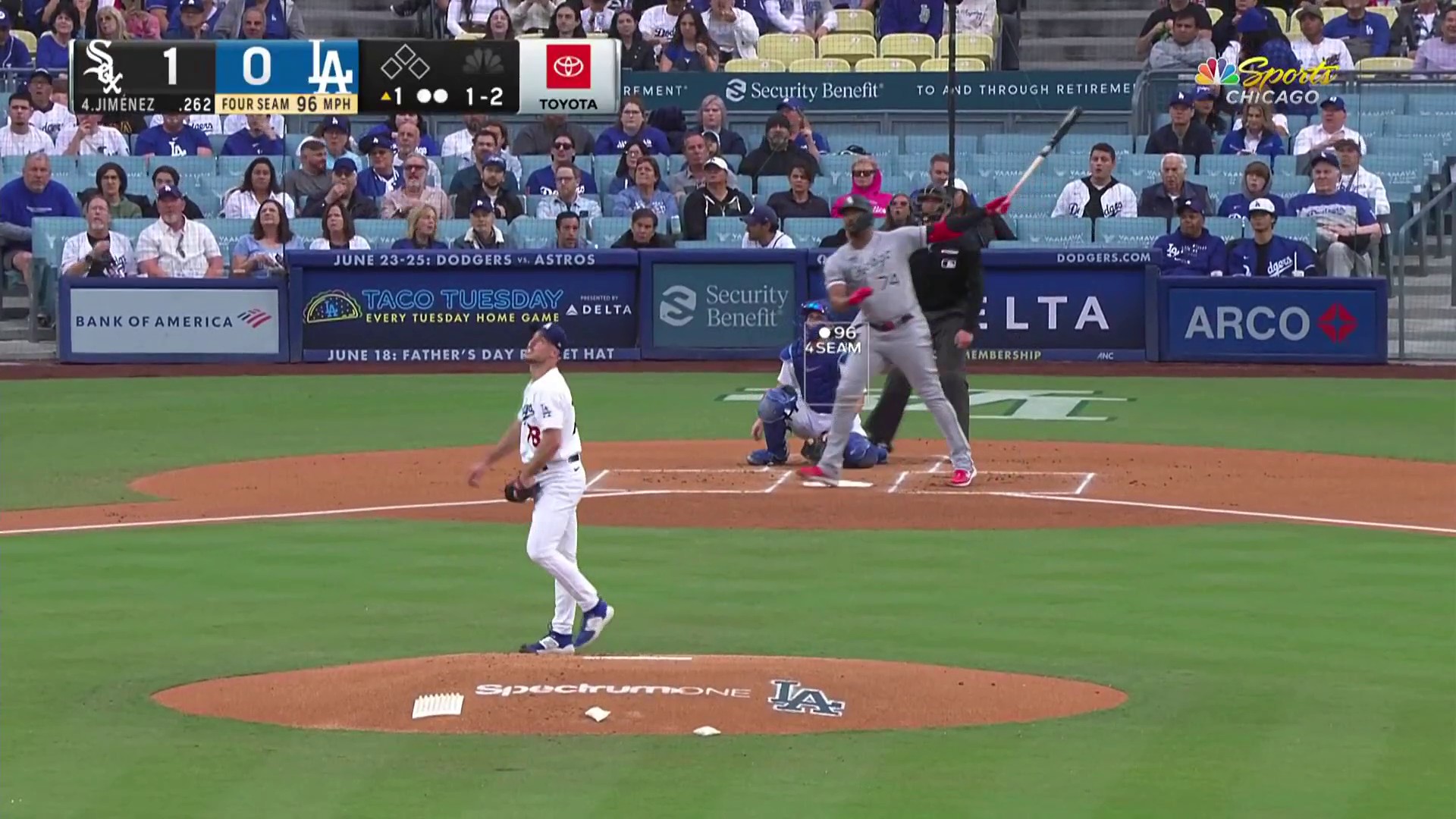 Eloy Jiménez gives the White Sox a 1-0 lead in the 1st inning – NBC Sports  Chicago