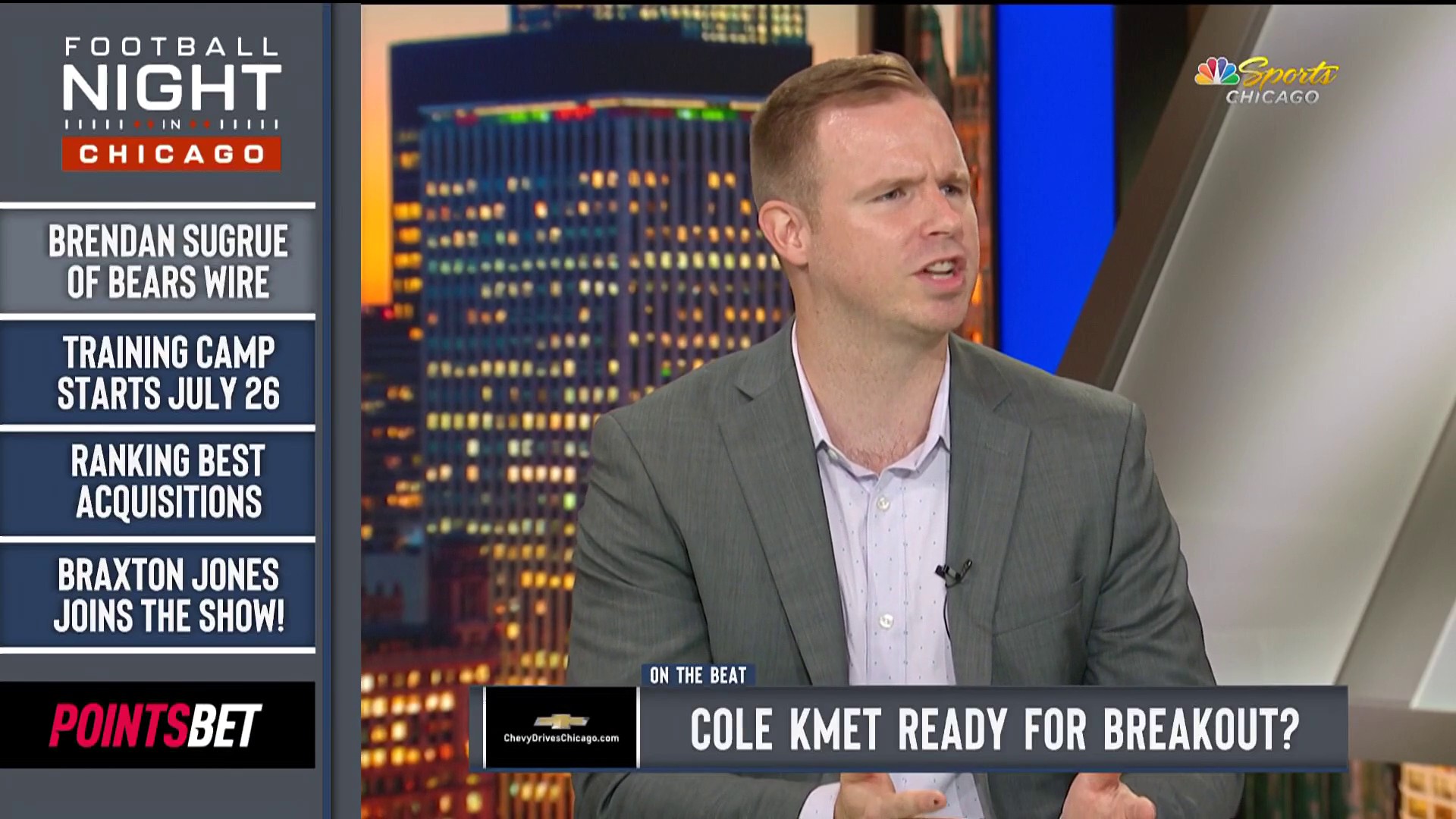 Bears hope for breakout season for tight end Cole Kmet - CBS Chicago