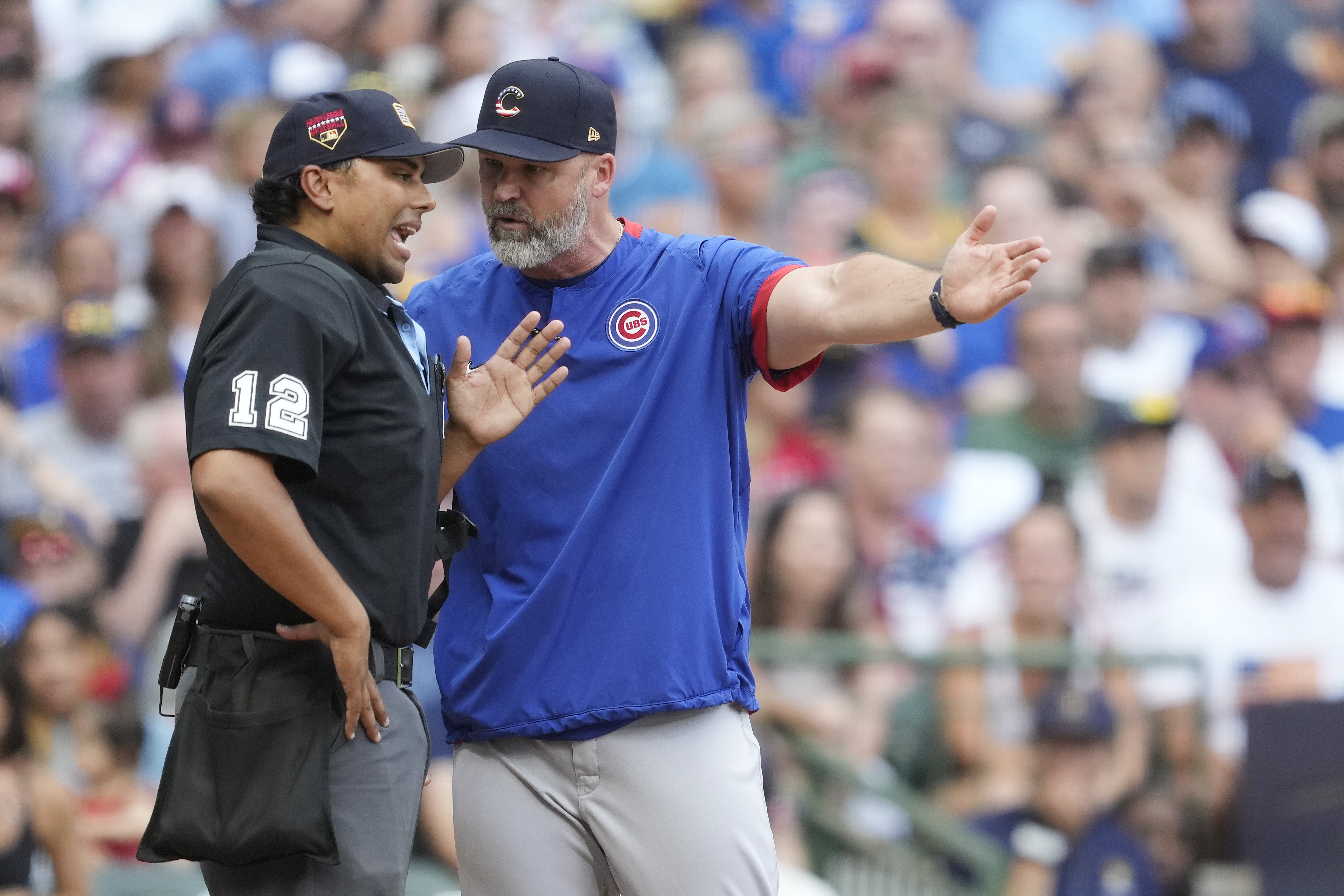 Cubs manager David Ross rips umpire and criticizes decision to