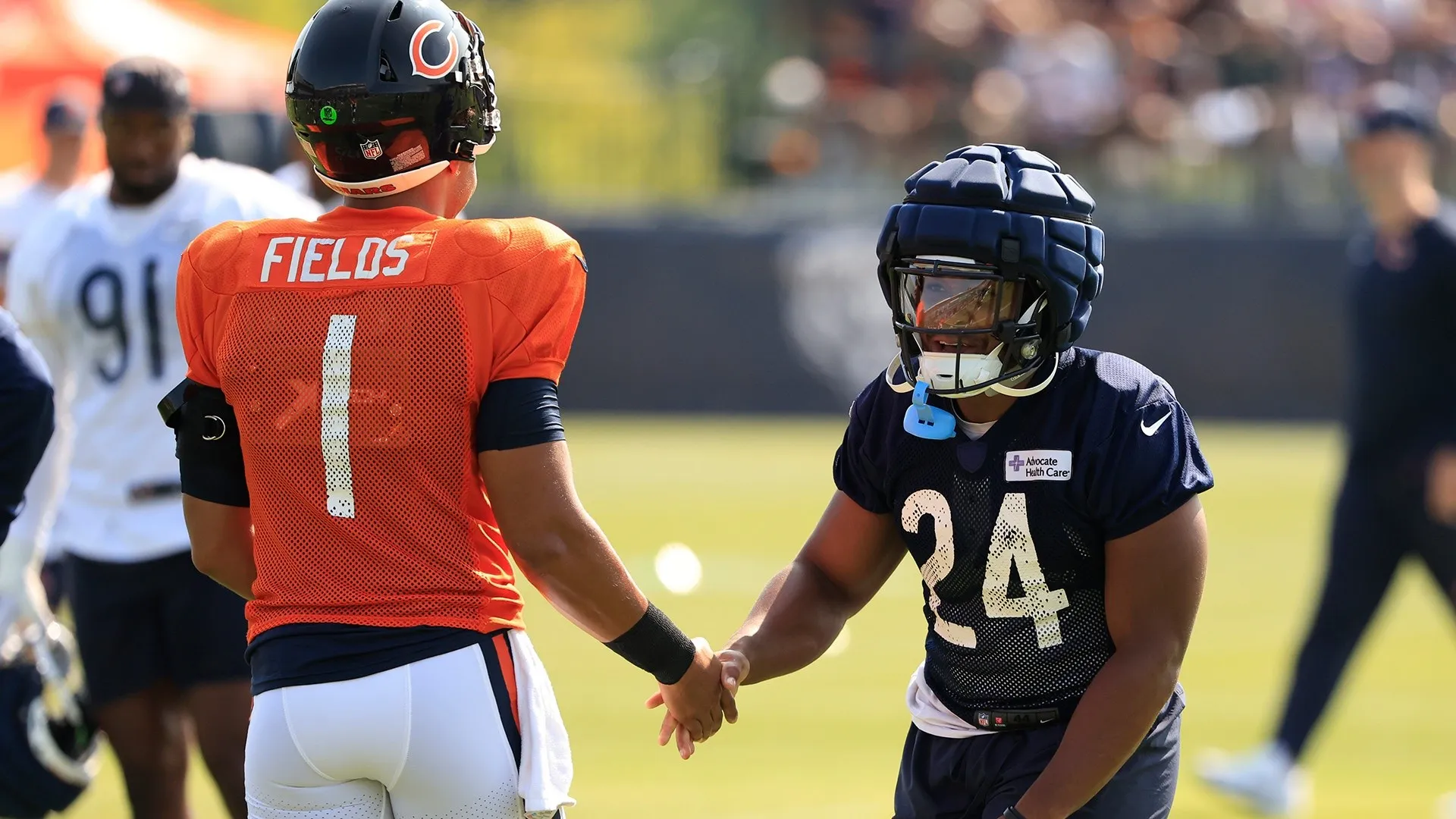 Why Bears' Luke G  says challenging defense in practice is good