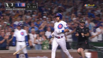 WATCH: White Sox' Luis Robert Jr. puts one in bleachers at Wrigley