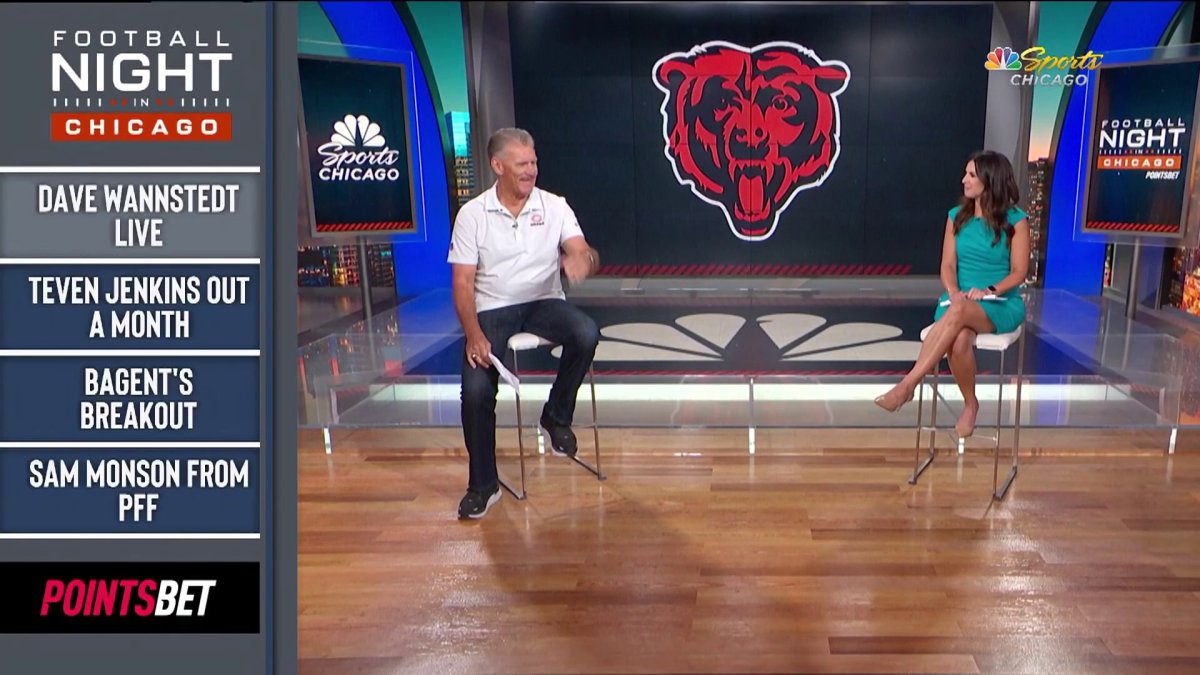 Why Dave Wannstedt likes adjustments Bears' made to offensive line with Teven  Jenkins hurt – NBC Sports Chicago