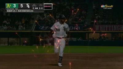 Luis Robert Jr. LAUNCH 🚀 His 5th home run in 5 games! 🎥: @nbcschicago