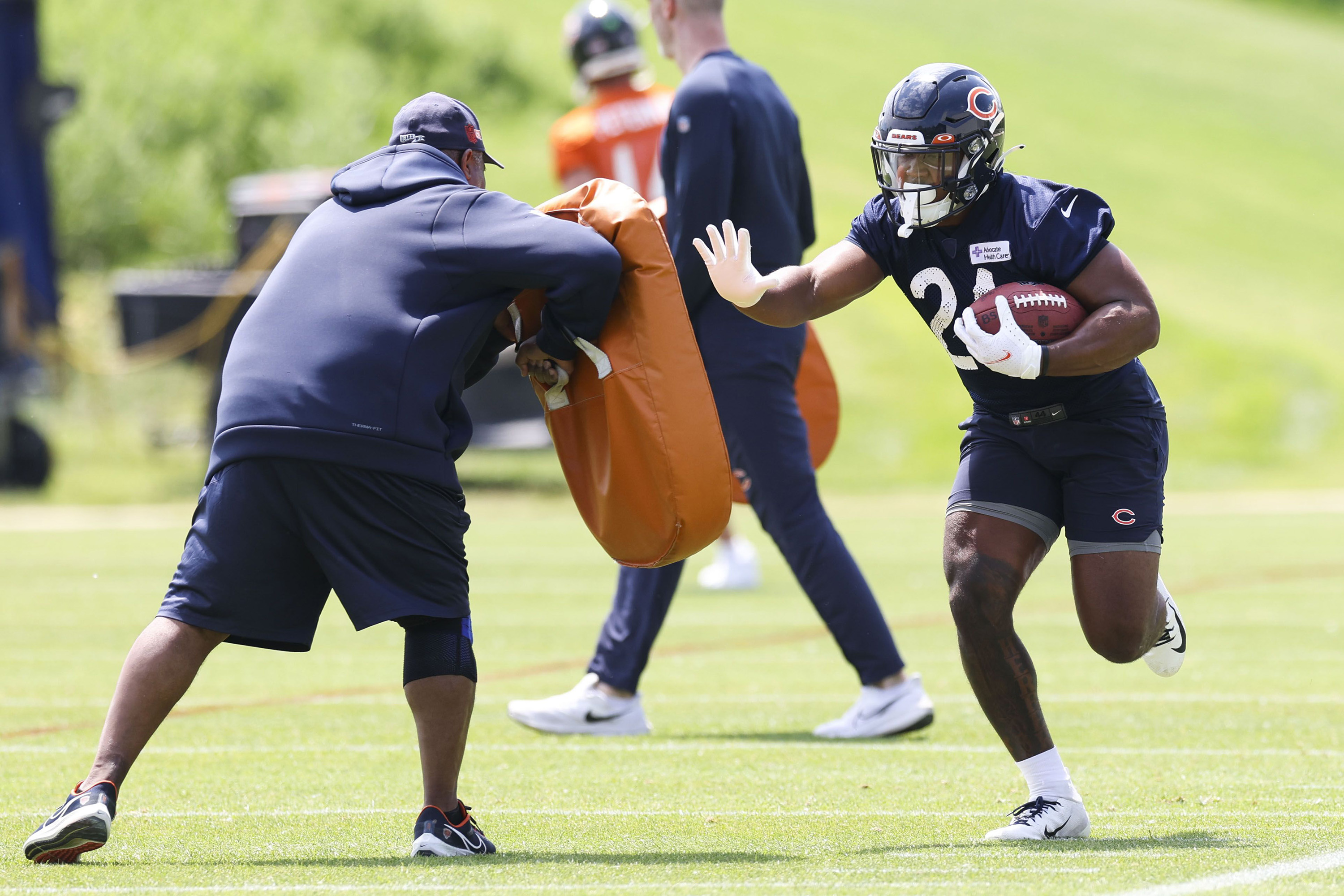 Why Khalil Herbert feels bad for defenses who have to face Bears' running  backs – NBC Sports Chicago