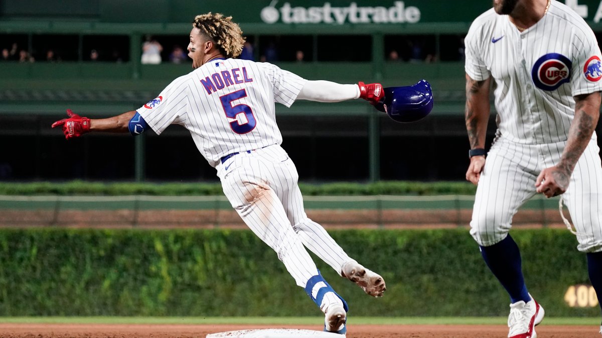 Cubs' Christopher Morel joins Pete Alonso in exclusive walk-off club this  season – NBC Sports Chicago