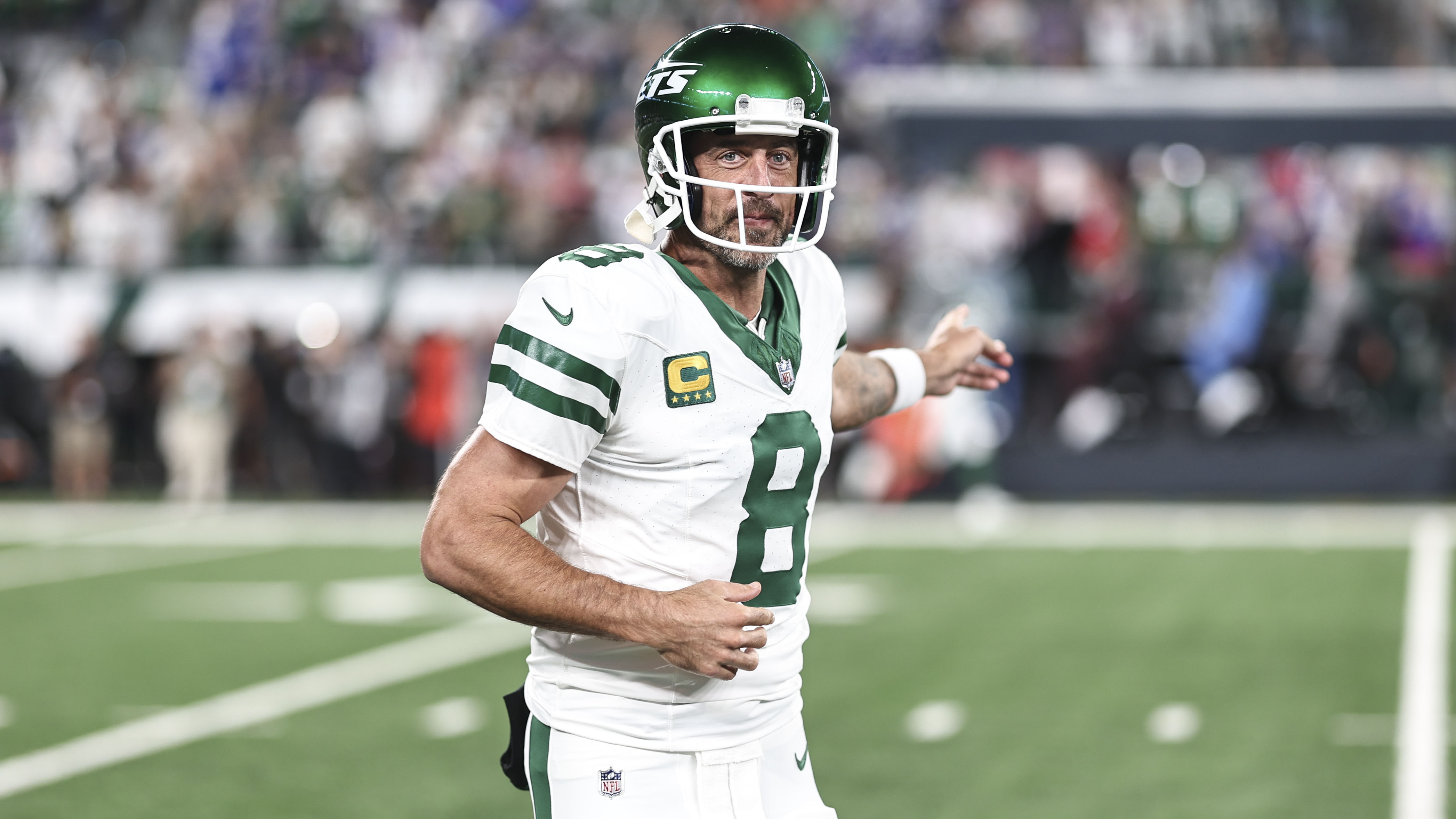 Aaron Rodgers aims to take Jets higher than they've been in a long time