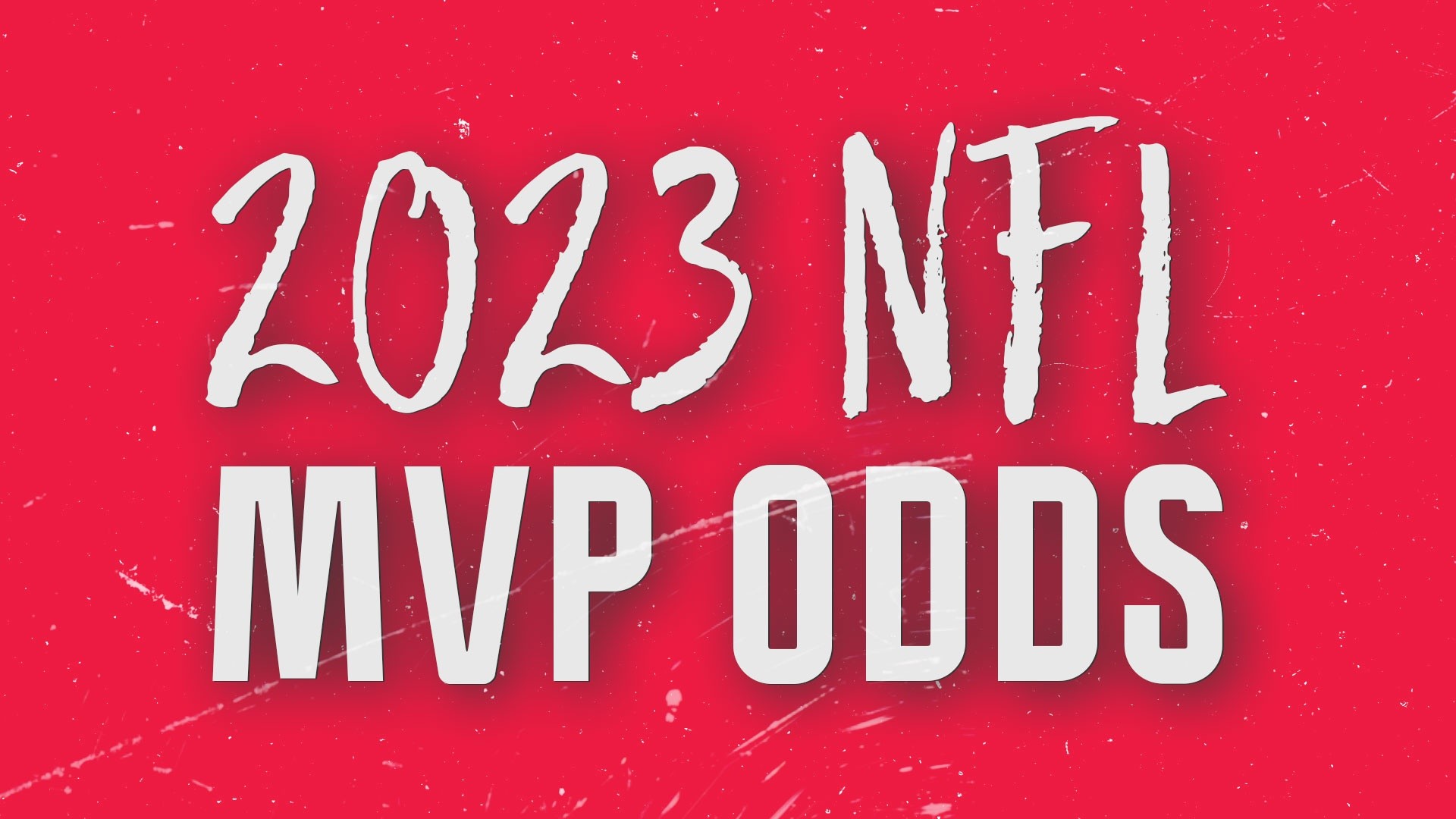 The latest NFL MVP odds 