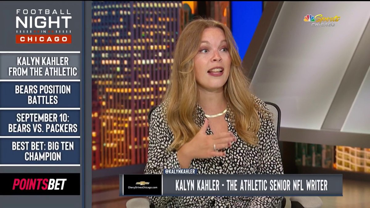 Kalyn Kahler: I would take the risk on Bears' Tyson Bagent as QB2 – NBC  Sports Chicago