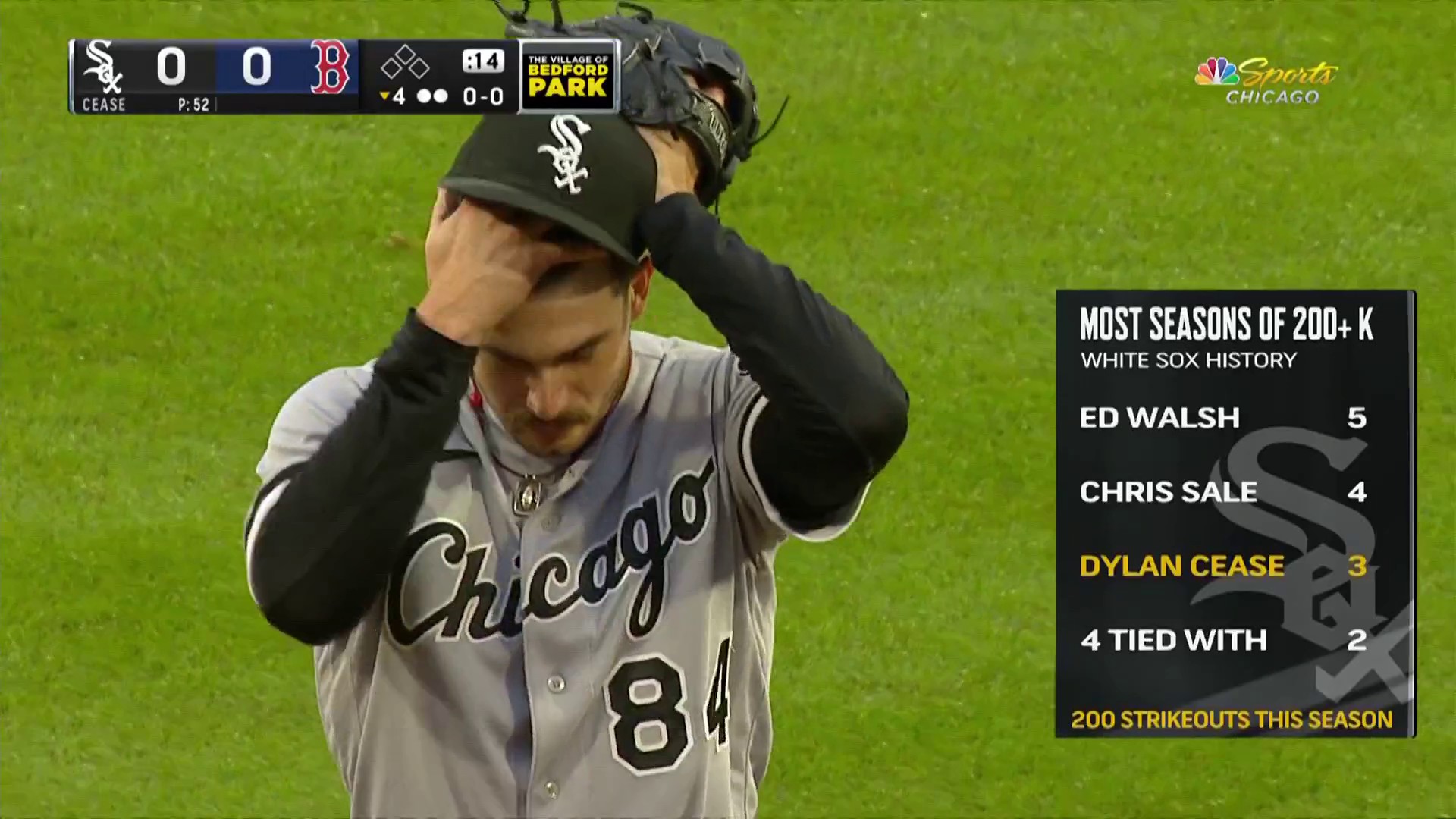 White Sox Dylan Cease throws 200th strikeout of the season