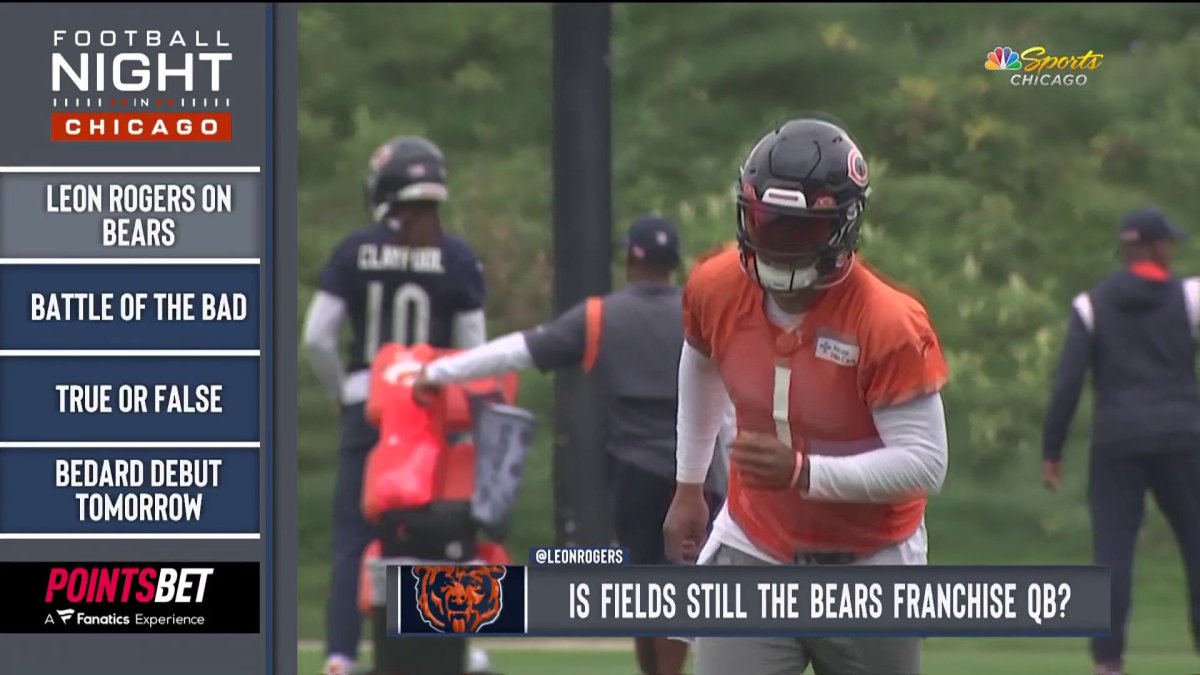 Leon Rogers: Bears should let Justin Fields play like himself before moving  on – NBC Sports Chicago