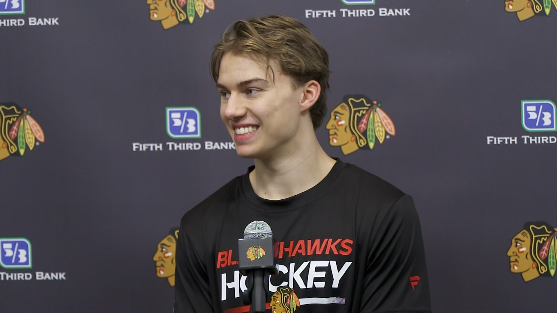 Connor Bedard experiences road-game routine in Blackhawks