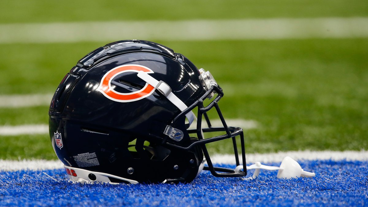 Chicago Bears Navy Mini Helmet