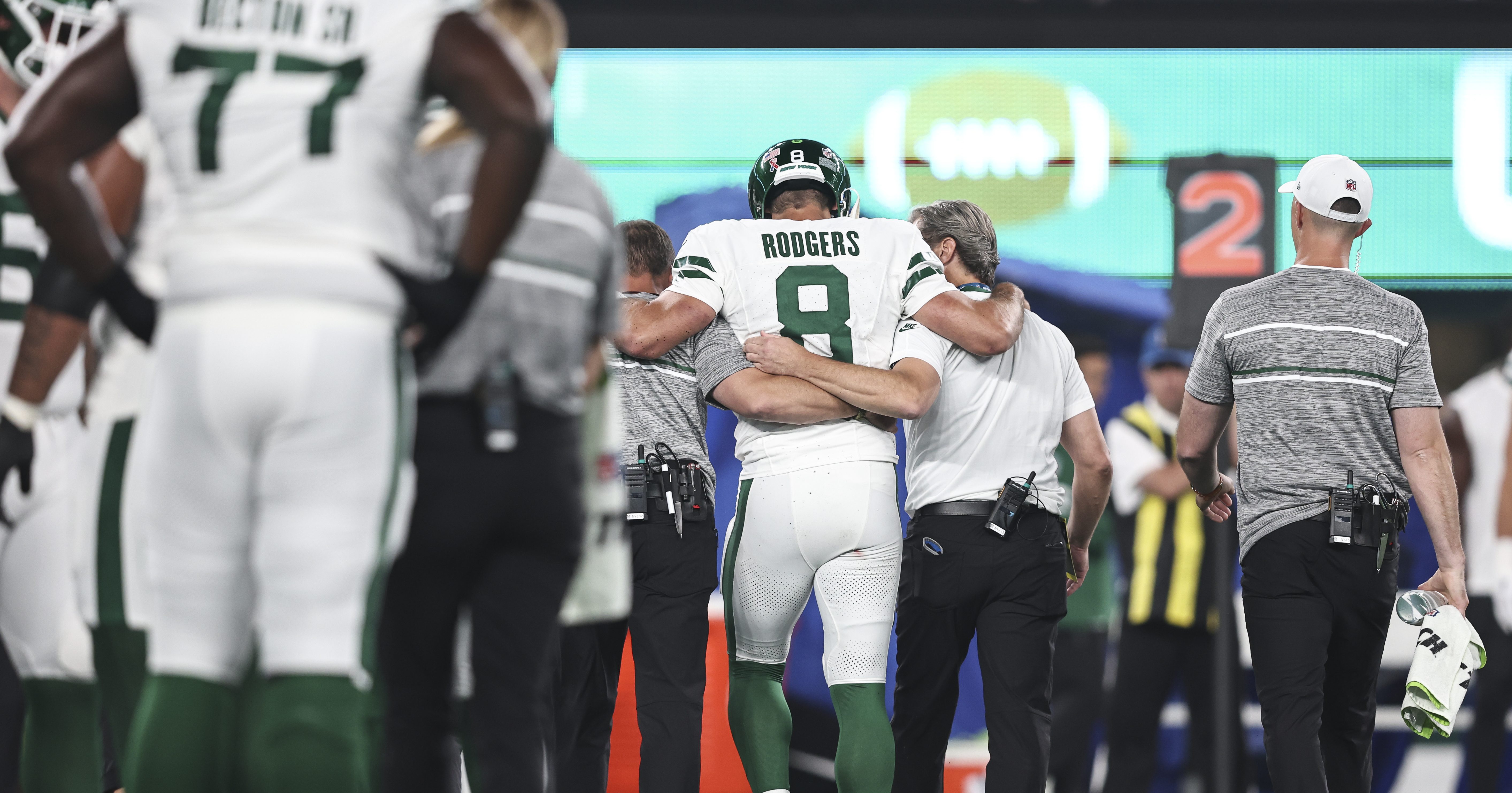 Aaron Rodgers injury highlights unfortunate reality of Jets' risky  offseason trade for elder QB 