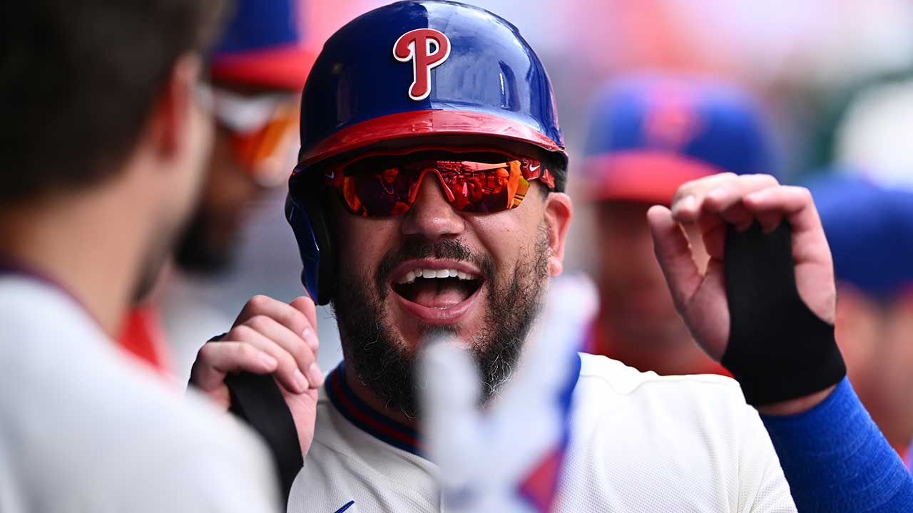 Slugger Kyle Schwarber is doing his thing, and now the Phillies are one win  from the World Series - The Boston Globe