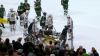 Blackhawks' Sam Savoie stretchered off ice after crashing into boards￼