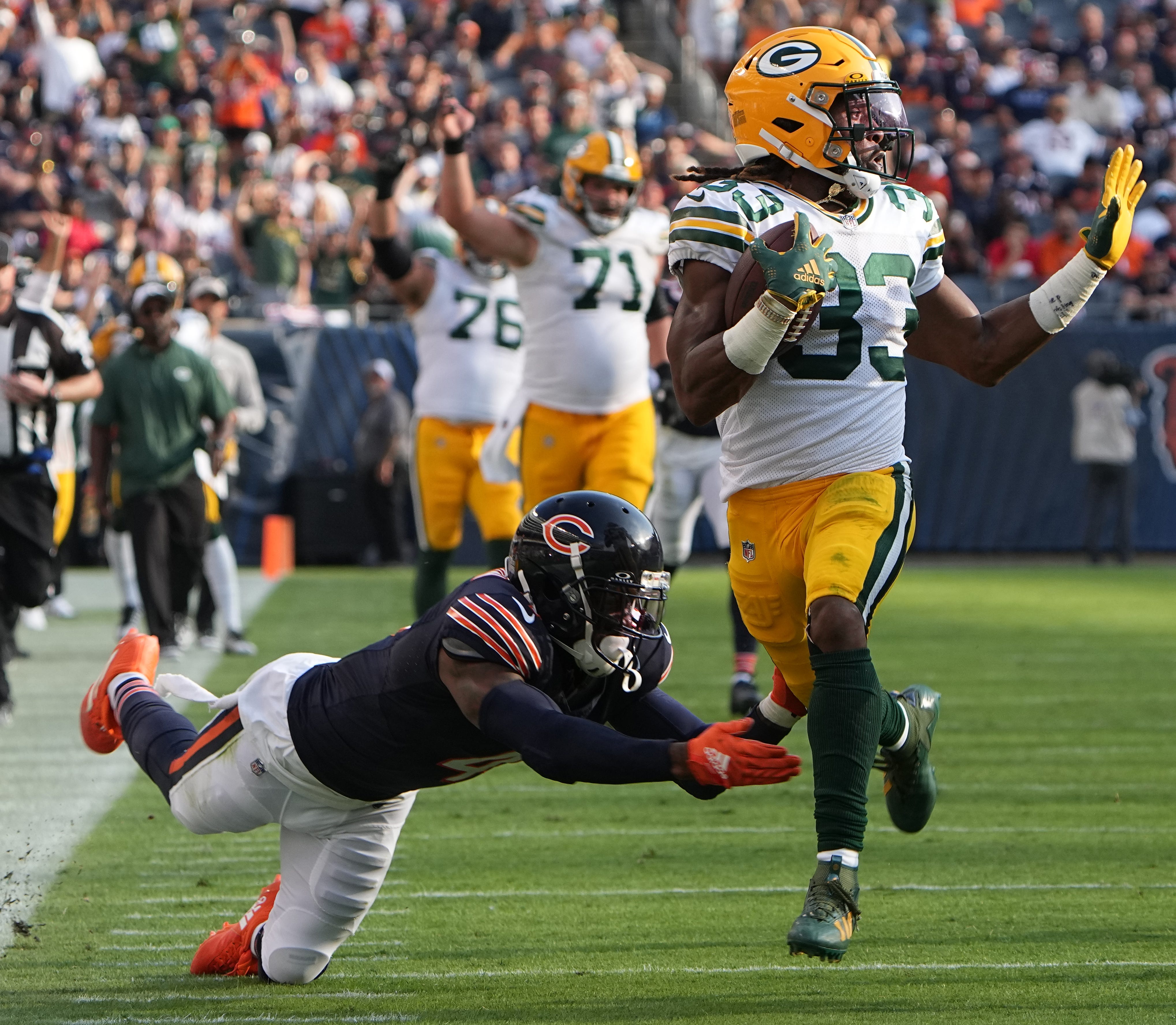 Bears Packers Postgame Show on Fox 32 Chicago so keep it on Fox after the  game to hear from Justin Fields and Matt Eberflus and players in…