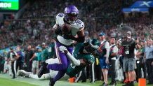 Vikings wide receiver Justin Jefferson will challenge the Eagles