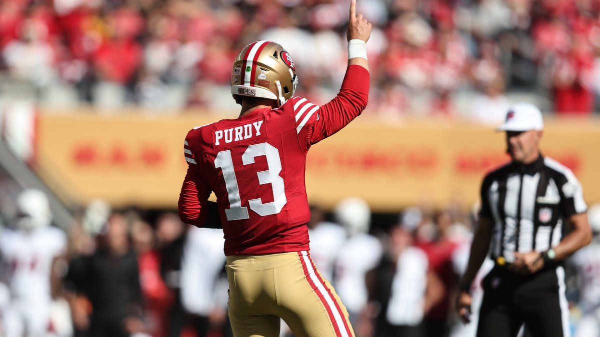 White Youth Brock Purdy San Francisco 49ers Legend Color Rush Jersey