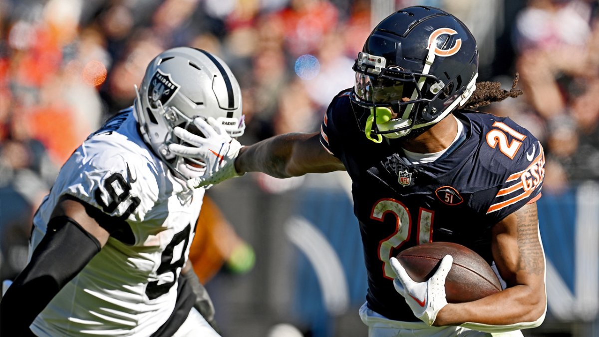 D’Onta Foreman should remain at the top spot for the Bears even if Roschon Johnson returns – NBC Sports Chicago