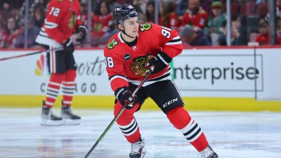 Connor Bedard takes the ice for his first NHL training camp with the Chicago  Blackhawks