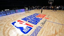 MEXICO CITY, MX - NOVEMBER 8: An overall view of the court during practice and media availability as part of 2023 NBA Mexico Games on November 8, 2023 at Arena Ciudad de Mexico in Mexico City, Mexico. NOTE TO USER: User expressly acknowledges and agrees that, by downloading and or using this photograph, User is consenting to the terms and conditions of the Getty Images License Agreement. Mandatory Copyright Notice: Copyright 2023 NBAE (Photo by Adam Hagy/NBAE via Getty Images)