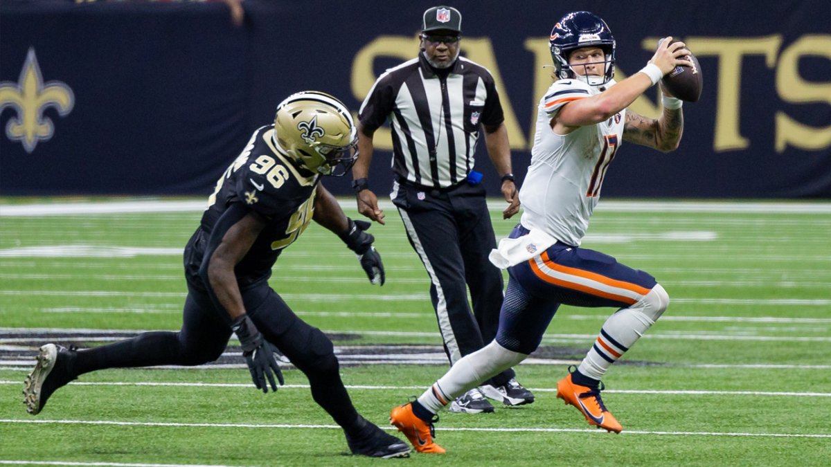 Saints-Bears game score: Chicago's Tyson Bagent 4 turnovers in loss