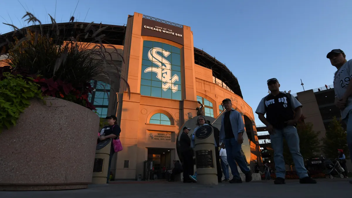 These are promotional giveaways for White Sox Opening Day NBC Sports