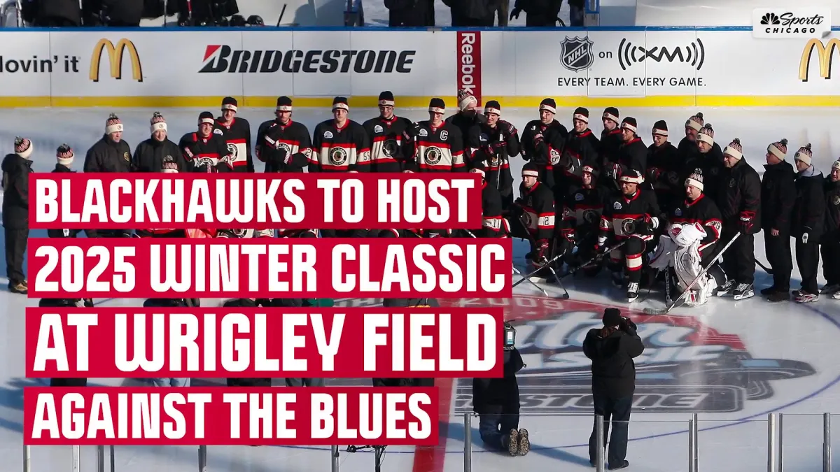 Blackhawks to host 2025 Winter Classic at Wrigley Field against the