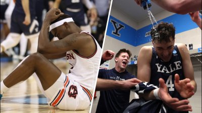 No. 13 Yale stuns No. 4 Auburn to win second NCAA tournament game in school history