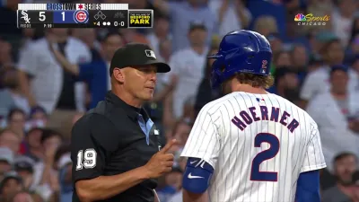 WATCH: Cubs' Nico Hoerner gets ejected vs. White Sox