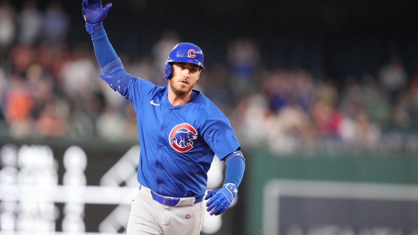 BALTIMORE, MD – AUGUST 30:  Cody Bellinger #24 of the Chicago Cubs celebrates a two-run home run in the second inning during a baseball game against the Chicago Cubs at Nationals Park on August 30, 2024 in Washington, DC.  (Photo by Mitchell Layton/Getty Images)