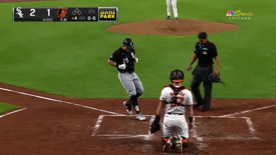 WATCH: Andrew Vaughn hits solo homer vs. Orioles