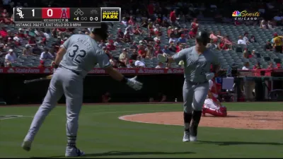 WATCH: White Sox' Andrew Vaughn hits solo HR vs. Angels