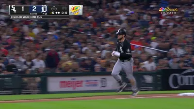 WATCH: White Sox' Zach DeLoach hits his first home run